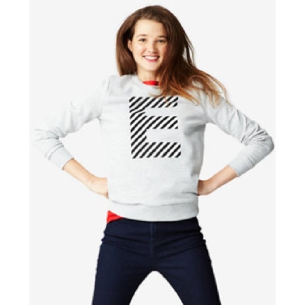 Kate Spade Saturday " E" Sweater, XS/S